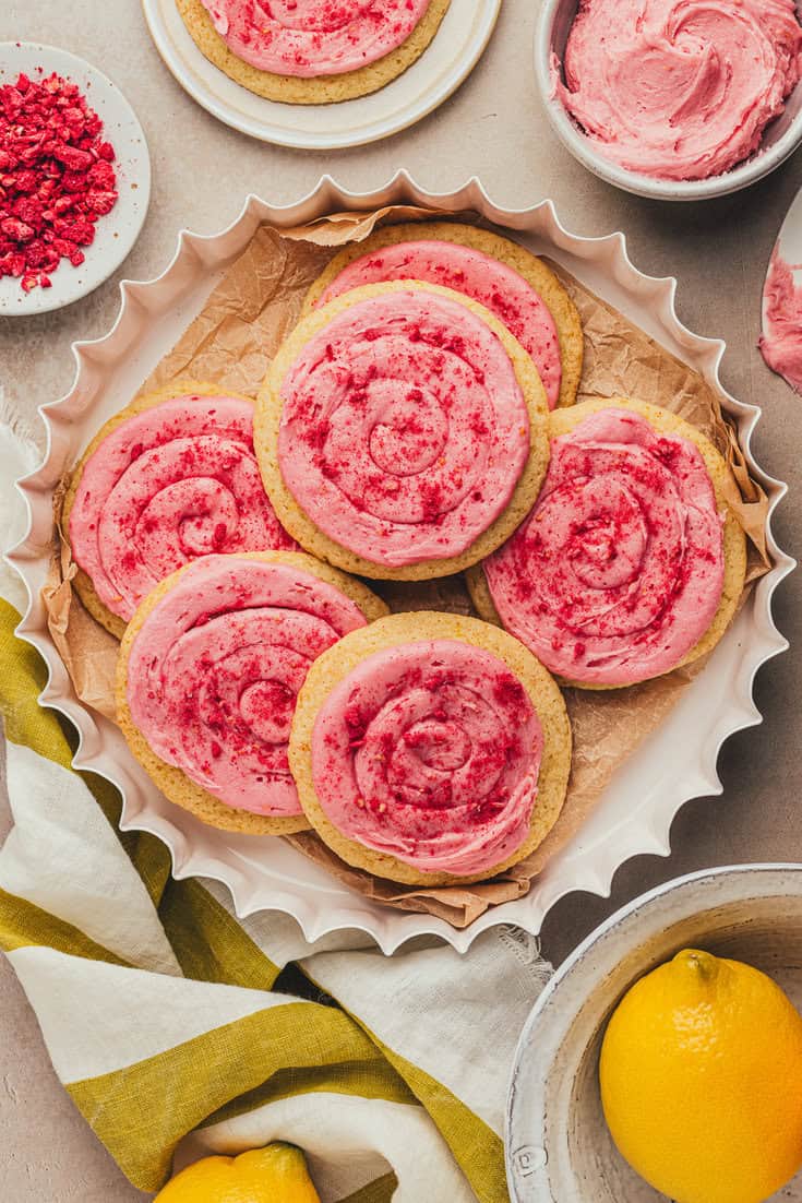 Lemon Sugar Cookies With Raspberry Frosting A Classic Twist