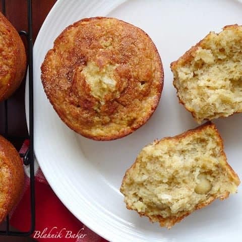 Banana Macadamia muffins