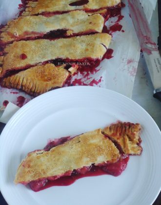 Slab Berry pie