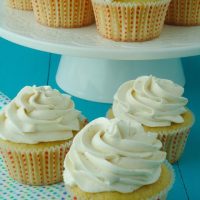 Brown Butter Peach Cupcakes