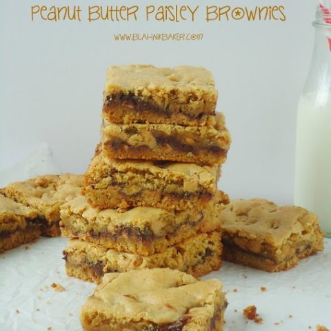 Brownies with peanut butter
