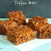 Chewy Toffee Bars