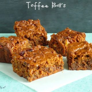 Chewy Toffee Bars
