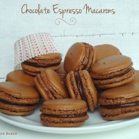 Chocolate macarons Blahnikbaker