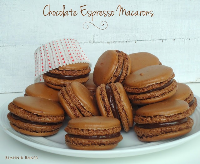 Chocolate Espresso Macarons