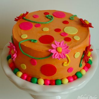 Orange birthday cake - Birthday cakes are fun to make when there's only one birthday to celebrate, but two birthdays, and two birthday cakes, are even more fun to celebrate!