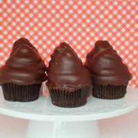 Peanut Butter High Hat Cupcakes