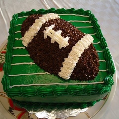 Best Football Cake Recipe - How To Make Football Cake