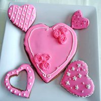 Valentine's Day Chocolate Heart Cookies