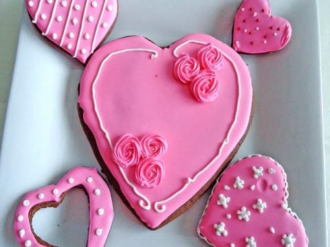 Easy Valentine S Day Chocolate Heart Cookies