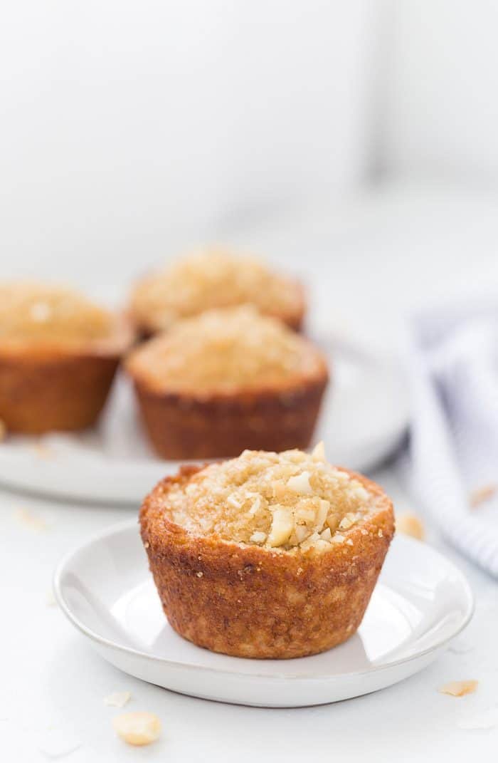 Banana Coconut Macadamia Muffins