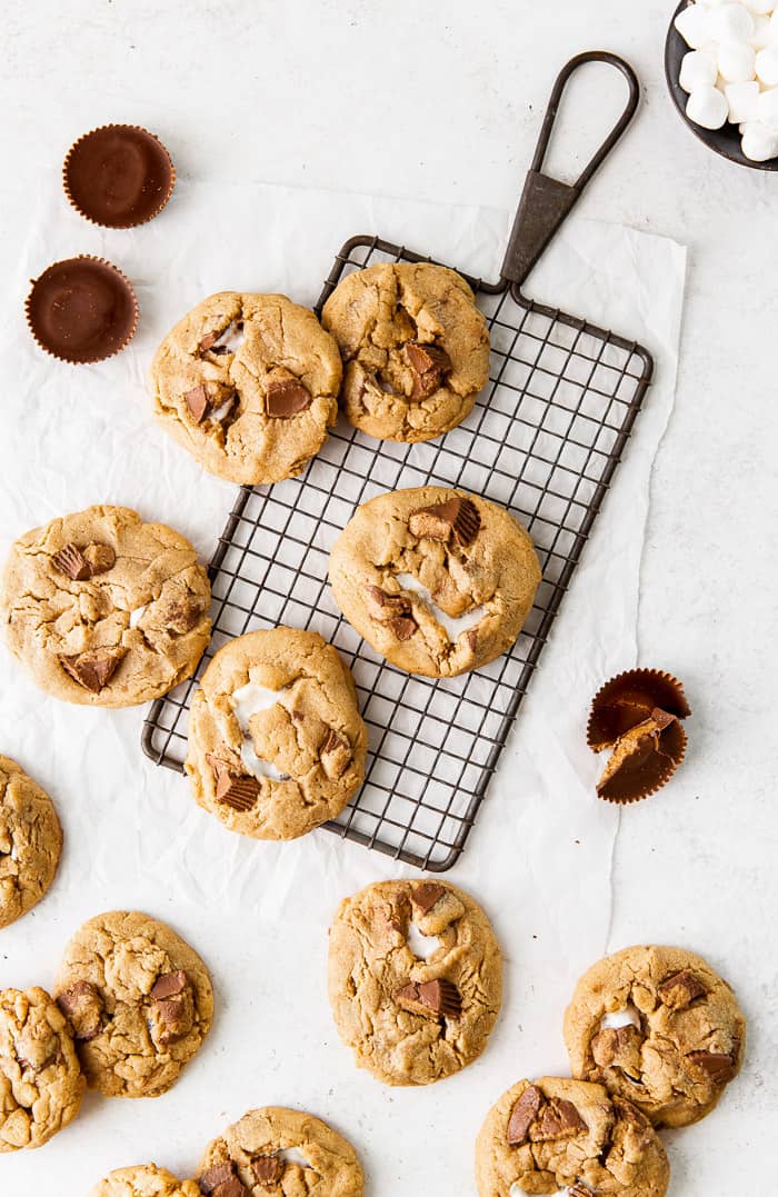 Reese's Peanut Butter Marshmallow Cookies