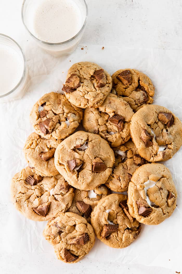 Reese's Peanut Butter Marshmallow Cookies