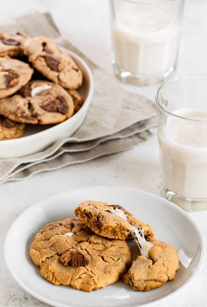 Reese's Peanut Butter Marshmallow Cookies