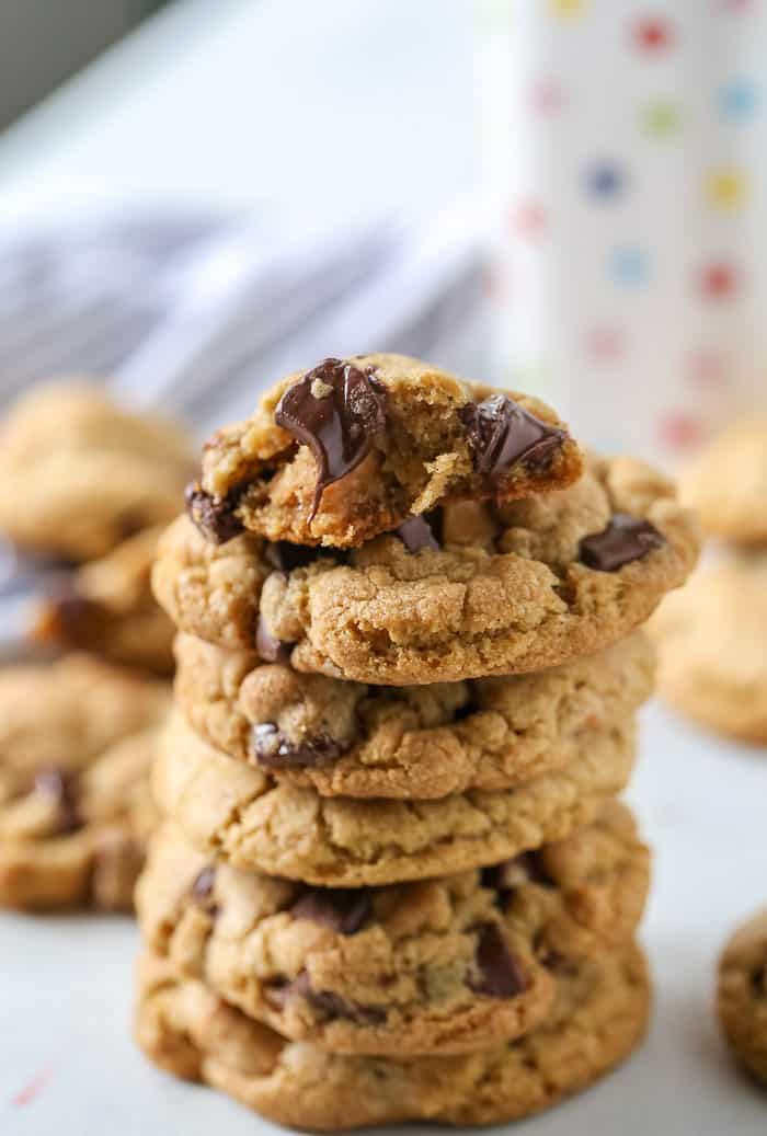 Brown Butter Salted Caramel Chocolate Chip Cookies 