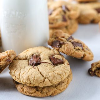 Brown Butter Salted Caramel Chocolate Chip Cookies