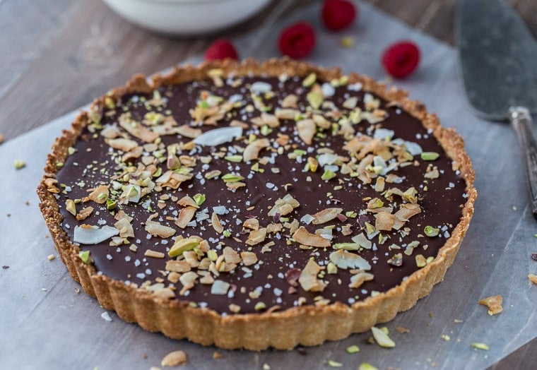 Chocolate Coconut Tart