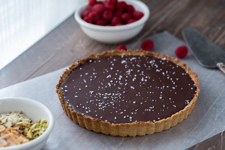 Chocolate Coconut Tart