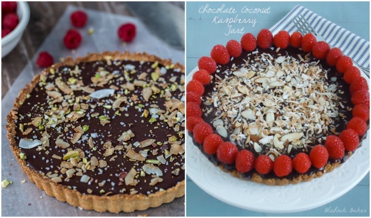 Chocolate Coconut Tart