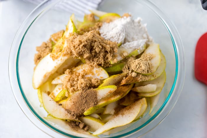 Pear Crisp with Oat Crumb Topping