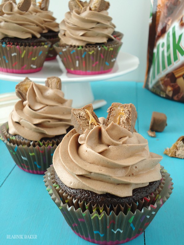 Chocolate Milky Way Cupcakes #shop