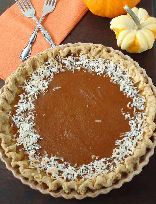 pumpkin coconut pie