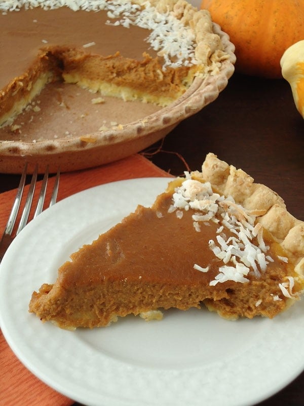 pumpkin coconut pie