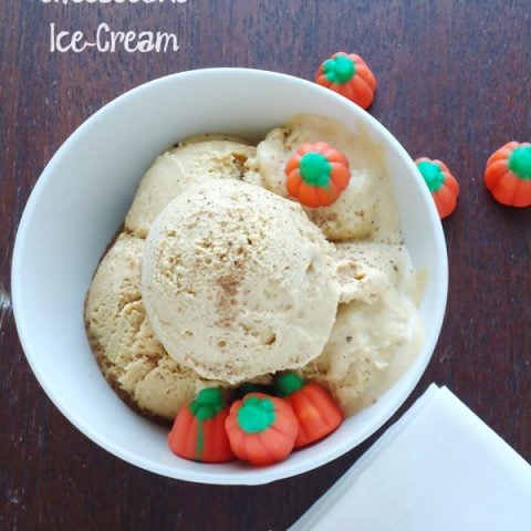 pumpkin spice cheesecake icecream