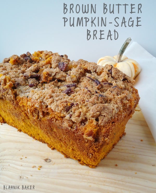 Brown Butter Pumpkin Sage Bread Recipe