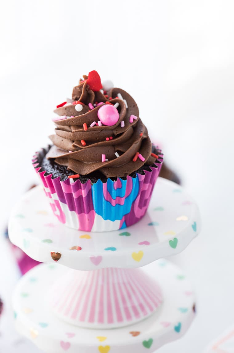 These moist and decadent chocolate cupcakes with perfect chocolate buttercream are the only go-to chocolate recipe you will need in your recipe box.