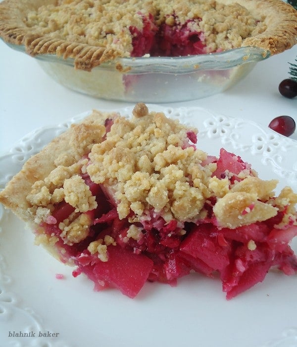 Cranberry Ginger Pear Pie