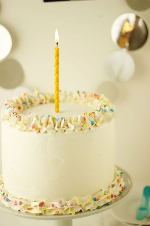 cherry vanilla champagne cake