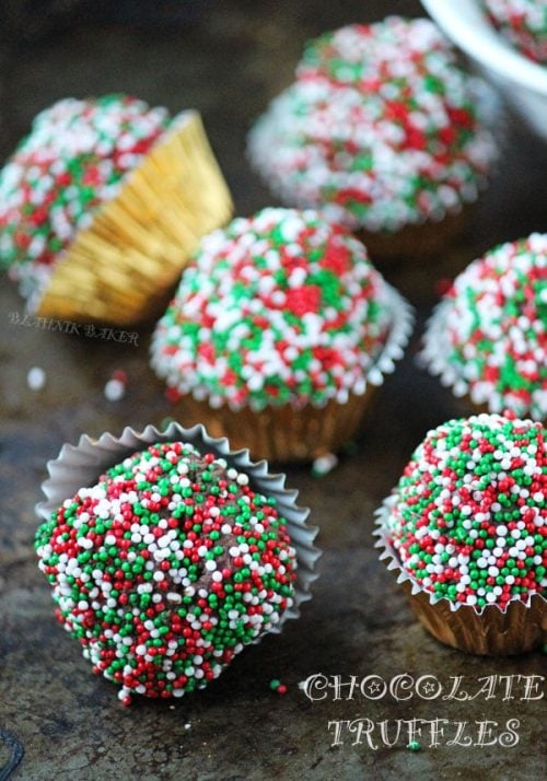 chocolate truffles {holiday classics}