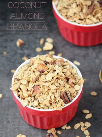 Coconut almond granola