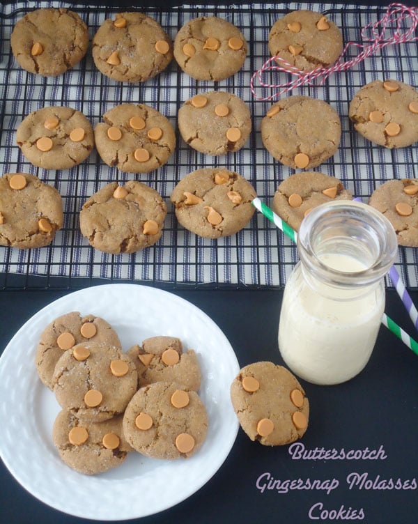 Butterscotch Gingersnap Molasses Cookies A Classic Twist