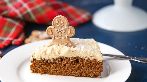 Gingerbread Cookie Bars w Cream Cheese Frosting | GF, DF - Simply Taralynn  | Food & Lifestyle Blog