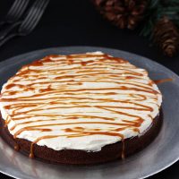 Gingerbread Cake with Molasses Buttercream