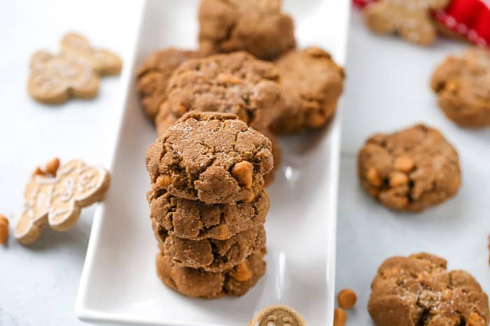 Butterscotch Gingersnap Molasses Cookies