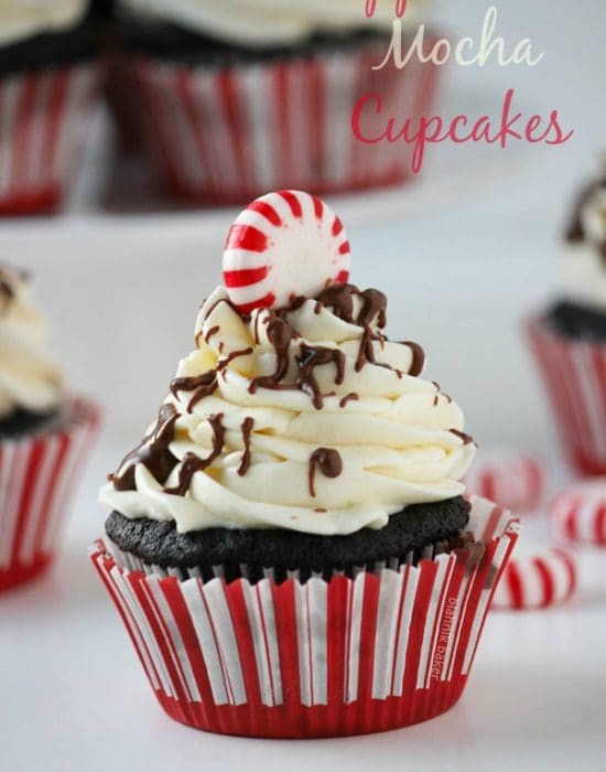 Peppermint Mocha Cupcakes | Recipe on BlahnikBaker.com