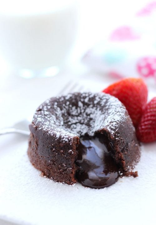 molten chocolate mocha cakes