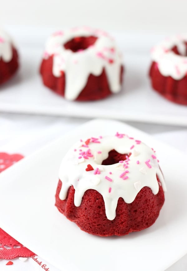 Mini Red Velvet Bundt Cakes With Cream Cheese Frosting A Classic Twist
