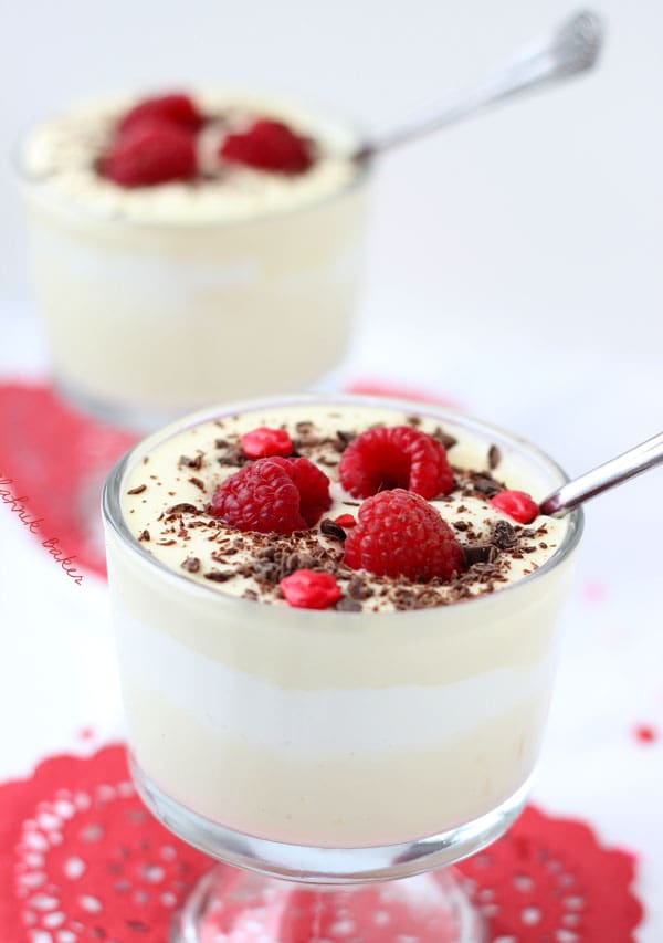 White Chocolate Mousse With Reisling