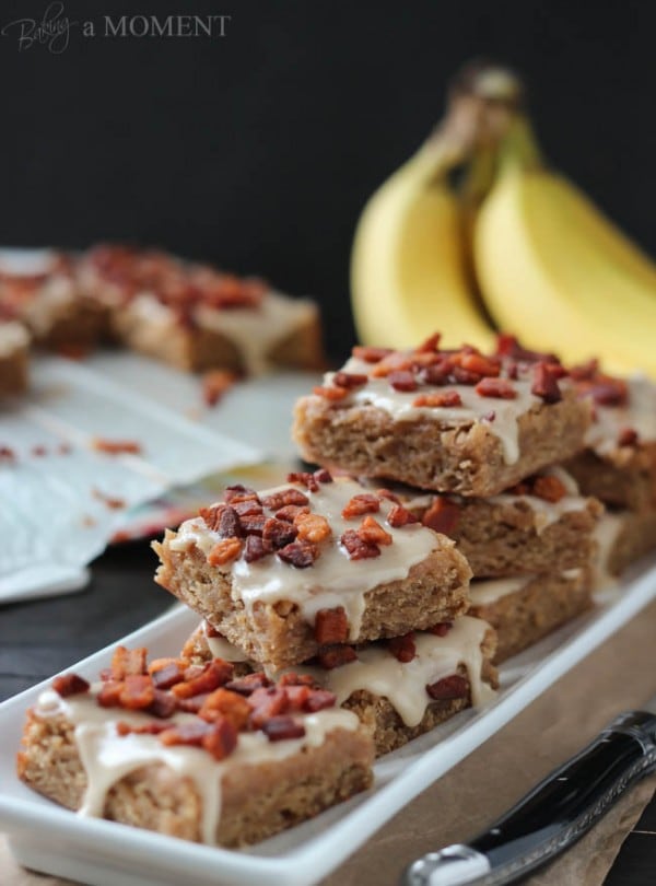 Peanut Butter Banana Blondies