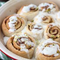 Guinness Pistachios Sweet Rolls