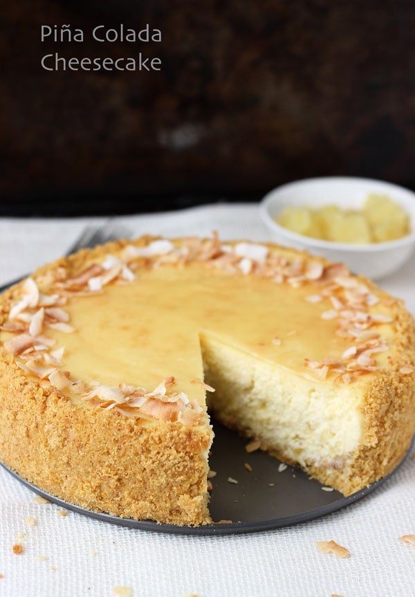 Piña Colada Cheesecake | BlahnikBaker.com