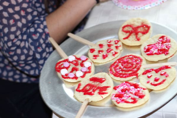 Valentine Cookie Pops