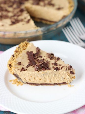 no bake peanut butter chocolate pie