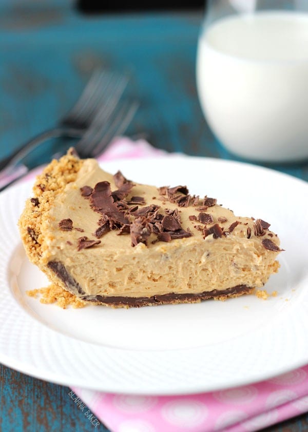 no bake peanut butter chocolate pie