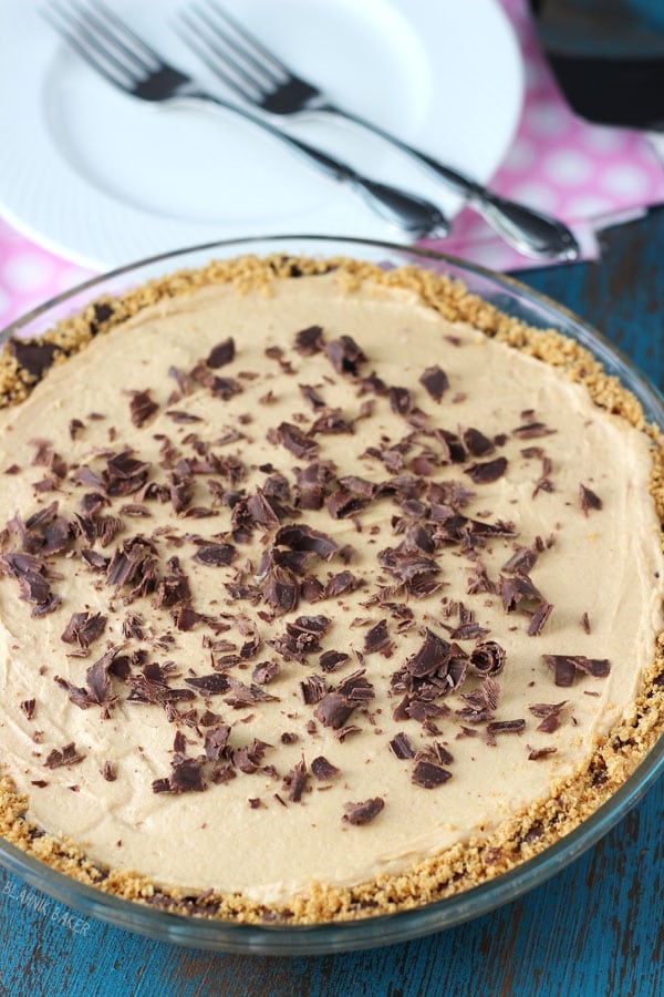 No-Bake Peanut Butter Chocolate Pie