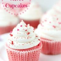 Pink Velvet Cupcakes